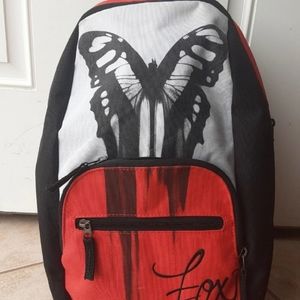 Red and black fox racing backpack